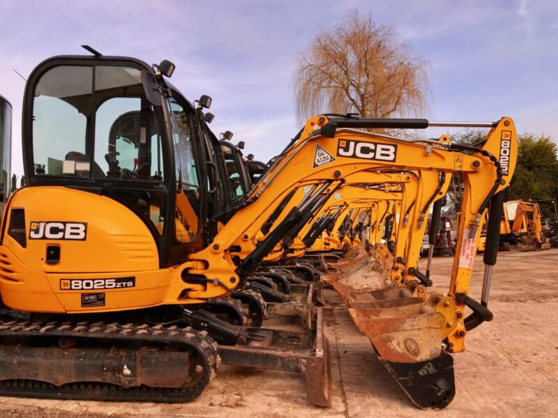 JCB excavators in stock and ready for delivery!