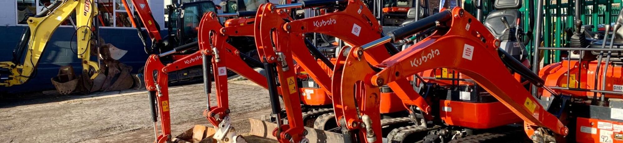 Kubota Excavators for sale at Jay Bee Plant Sales