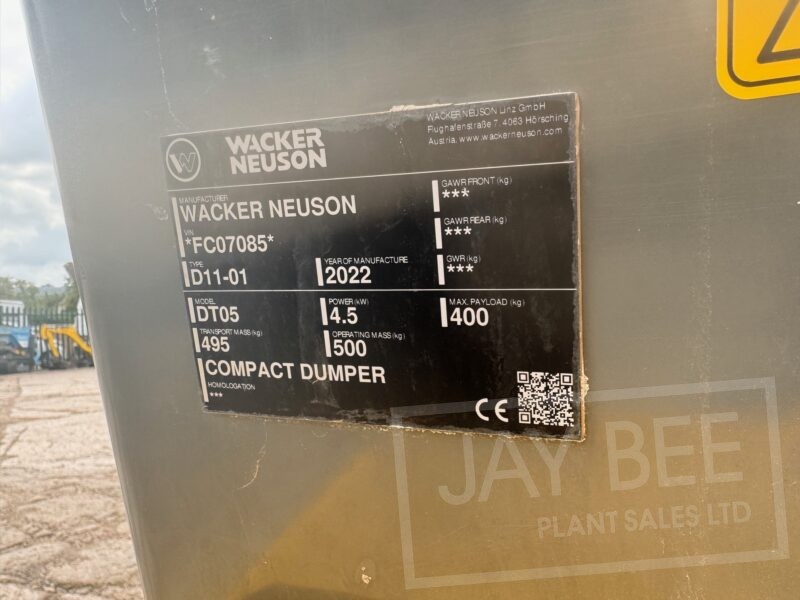 6105-Wacker-Neuson-DT05-dumper-9