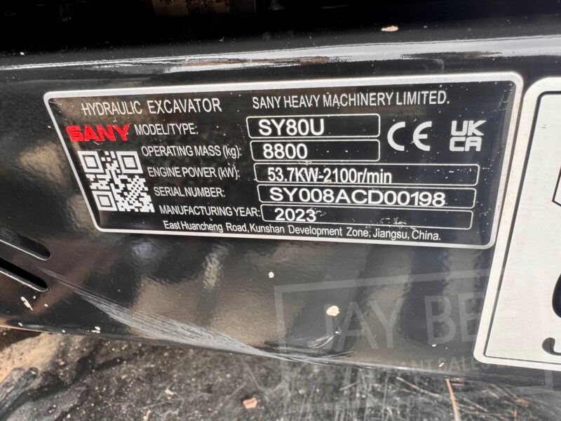 6379-Sany-SY80U-excavator-13